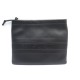 NEUF SAC A MAIN POCHETTE CHRISTIAN DIOR STRIPE S5543CGSB EN CUIR NOIR POUCH 990€