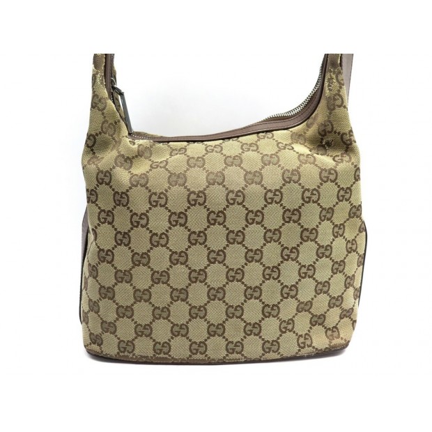 SAC A MAIN GUCCI 01234 TOILE MONOGRAMME GG GUCCISSIMA BEIGE HAND BAG 1750€