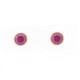 NEUF BOUCLES D'OREILLES POIRAY PUCES LOLITA RHODOLITE OR JAUNE 18K EARRINGS 580€