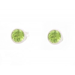 NEUF BOUCLES D'OREILLES POIRAY PUCES LOLITA PERIDOT & OR JAUNE 18K EARRINGS 580€