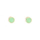 NEUF BOUCLES D'OREILLES POIRAY PUCES LOLITA CHRYSOPRASE OR JAUNE EARRINGS 580€