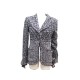 VESTE CHANEL BOUTONS GRIPOIX P42281 2011 EN LAINE 38 M BICOLORE JACKET 5600€