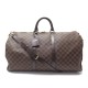 SAC DE VOYAGE A MAIN LOUIS VUITTON KEEPALL 55 BANDOULIERE DAMIER EBENE BAG 2050€