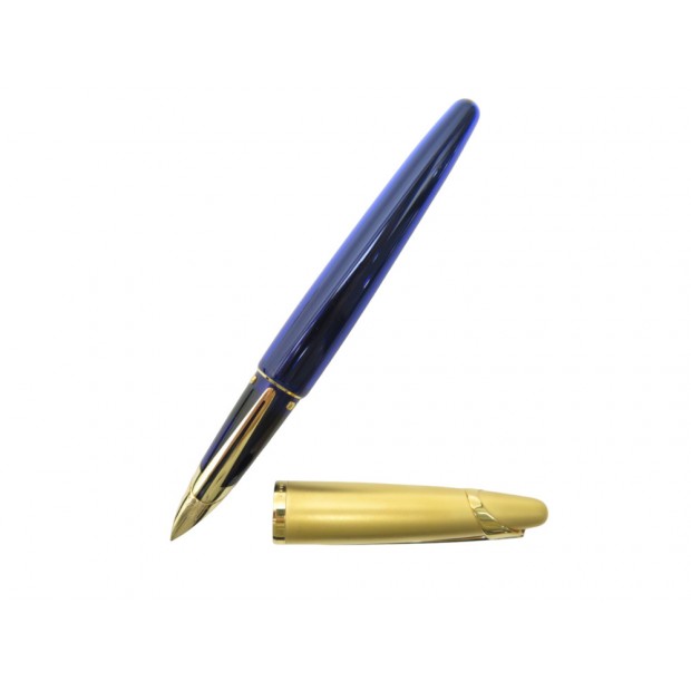 STYLO PLUME WATERMAN EDSON GT EN RESINE SAPHIR BLEUE BLUE SAPPHIRE FOUNTAIN PEN