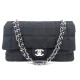 NEUF SAC A MAIN CHANEL TIMELESS CHOCOLATE BAR CHAIN TISSU NOIR HAND BAG 7500€