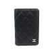 PORTE AGENDA CHANEL EN CUIR CAVIAR MATELASSE NOIR BLACK LEATHER DIARY COVER 520€