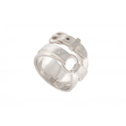 BAGUE HERMES DEBRIDEE GM T 53 EN ARGENT 925 10GR SILVER STERLING RING 635€