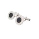 NEUF BOUTONS DE MANCHETTE MONTBLANC MEISTERSTUCK MB107463 ARGENTE CUFFLINKS 340€