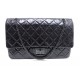 SAC A MAIN CHANEL 2.55 MADEMOISELLE SO BLACK GM CUIR NOIR HAND BAG PURSE 5160€