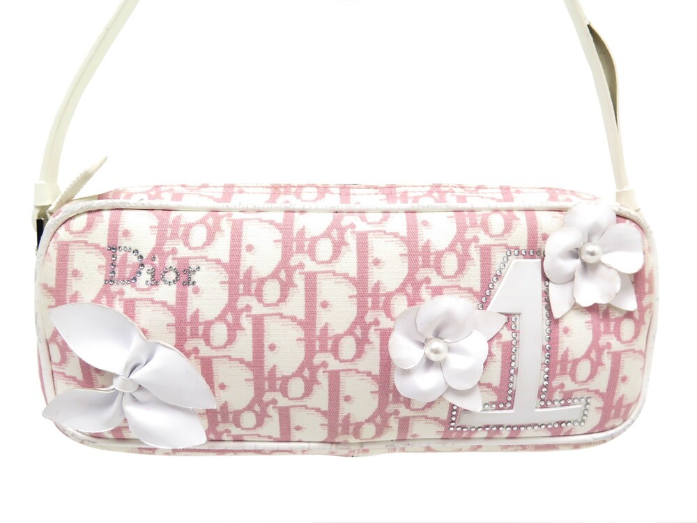 sac a main christian dior trotter girly toile oblique