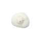 VINTAGE BROCHE CHANEL FLEUR CAMELIA EN TISSU ECRU BOITE WHITE FLOWER BROOCH 440€