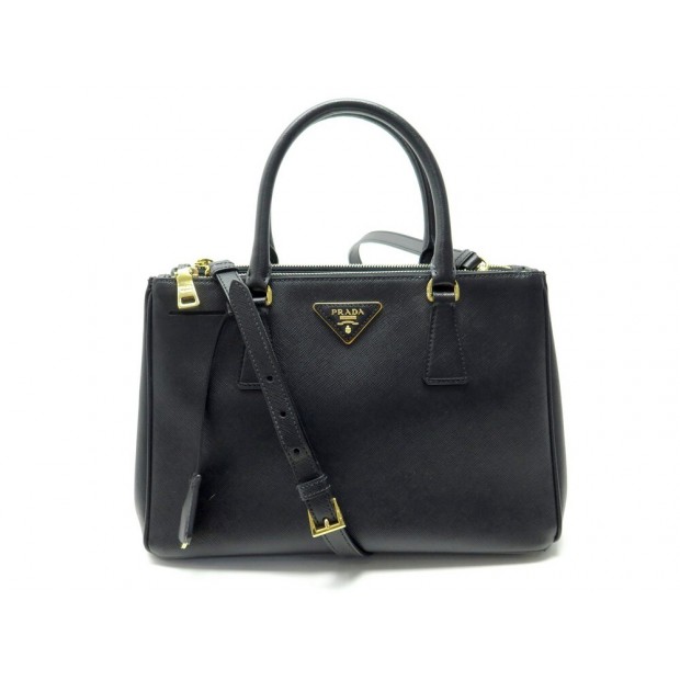 NEUF SAC A MAIN PRADA GALLERIA 1BA863 BANDOULIERE CUIR SAFFIANO NOIR BAG 3300€