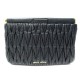 SAC A MAIN POCHETTE MIU MIU CUIR NAPPA NOIR BLACK LEATHER CLUTCH POUCH BAG 1000€