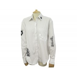 NEUF CHEMISE ZADIG & VOLTAIRE TAIS RAYE SJCB0501F L 42 COTON COTTON SHIRT 195€