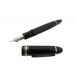 NEUF STYLO PLUME MONTBLANC MEISTERSTUCK 149 RESINE NOIR PALLADIUM BOITE PEN 980€