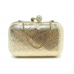 POCHETTE MINAUDIERE JIMMY CHOO CLOUD MOTIF TARTAN DORE J000104318001 BAG 2295€