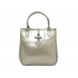 NEUF SAC A MAIN LONGCHAMP ROSEAU HERITAGE 2396051536 CUIR ARGENTE SILVER 870€