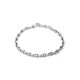 NEUF BRACELET TIFFANY & CO MICRO MAILLONS PETIT 60423385 T16 ARGENT + BOITE 580€