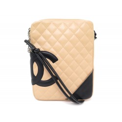 NEUF SAC A MAIN CHANEL CAMBON BESACE LOGO CC BANDOULIERE EN CUIR MATELASSE 4500€