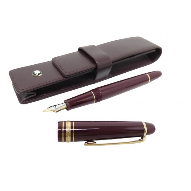 NEUF STYLO PLUME MONTBLANC MEISTERSTUCK 145 CLASSIQUE BORDEAUX + ETUI PEN 785€