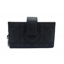 NEUF PORTE CARTES CHRISTIAN DIOR A GOUSSETS LADY DIOR S0074SL0I CARD HOLDER 410€