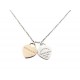 COLLIER TIFFANY & CO RETURN TO DOUBLE PLAQUE COEUR 69683916 ARGENT + BOITE 670€