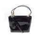 SAC A MAIN CHRISTIAN DIOR LADY MALICE PERLA CUIR VERNI NOIR CABAS HAND BAG 1500€