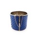 BRACELET CELINE MANCHETTE L 18 CM EN CUIR PYTHON BLEU BLUE LEATHER STRAP 650€