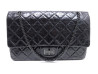 sac a main chanel 2.55 mademoiselle so black gm cuir