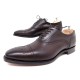 NEUF CHAUSSURES CHURCH'S WOODCOTE RICHELIEU 9F 43 BOUT FLEURI CUIR MARRON 940€