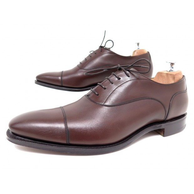 NEUF CHAUSSURES CHURCH'S SHELDON RICHELIEU 09F 43 CUIR MARRON BROWN SHOES 940€