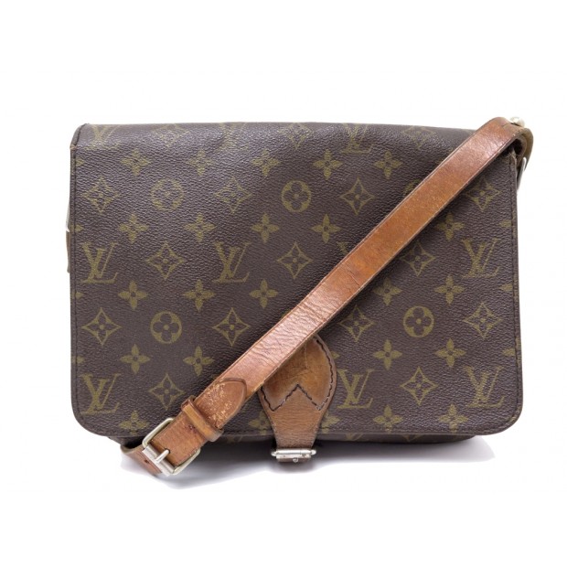 VINTAGE SAC A MAIN LOUIS VUITTON CARTOUCHIERE GM TOILE MONOGRAM M51252 BAG 1200€