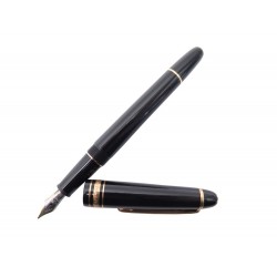 STYLO PLUME MONTBLANC MEISTERSTUCK CLASSIQUE MB106514 DORE RESINE NOIR PEN 635€