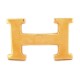 BOUCLE DE CEINTURE HERMES H CONSTANCE 32 MM EN METAL DORE GOLDEN BUCKLE BELT
