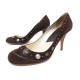 CHAUSSURES CHRISTIAN DIOR ESCARPINS 41 DAIM MARRON BROWN DEER COURT SHOES 890€