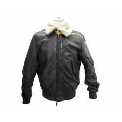 NEUF BLOUSON PARAJUMPERS PMJCK LE01 JOSH LEATHER AVIATEUR CUIR FLIGHT COAT 930€