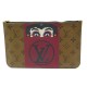 POCHETTE LOUIS VUITTON x YAMAMOTO KABUKI MASK PR NEVERFULL TOILE MONOGRAM POUCH