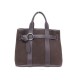 NEUF SAC A MAIN HERMES PETITE CEINTURE MM TOILE & CUIR TOGO MARRON NEW HAND BAG