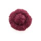 NEUF BROCHE CHANEL CAMELIA TWEED FANTAISIE BORDEAUX CANVAS CAMELLIA BROOCH 540€