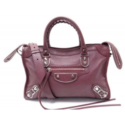 NEUF SAC A MAIN BALENCIAGA METALLIC EDGE CITY S 432831 BANDOULIERE BAG 1700€