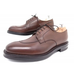 NEUF CHAUSSURES CHURCH'S CARNE DERBY DEMI CHASSE 9F 43 CUIR LEATHER SHOES 1000€