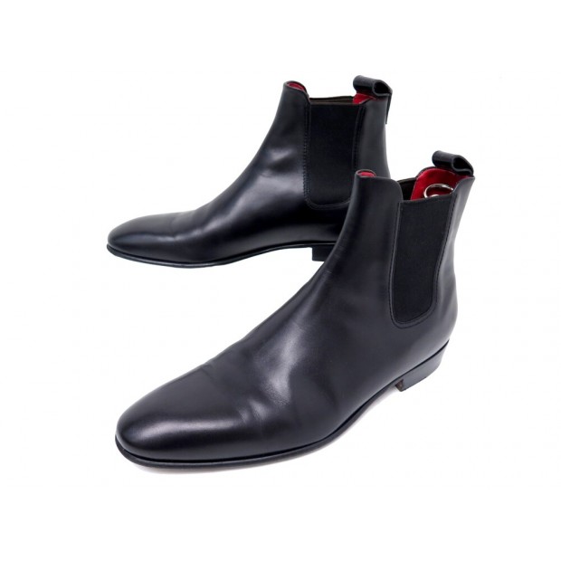 CHAUSSURES JM WESTON BOTTINES CHELSEA LE CAMBRE 431 10.5D 44.5 CUIR BOOTS 1115€