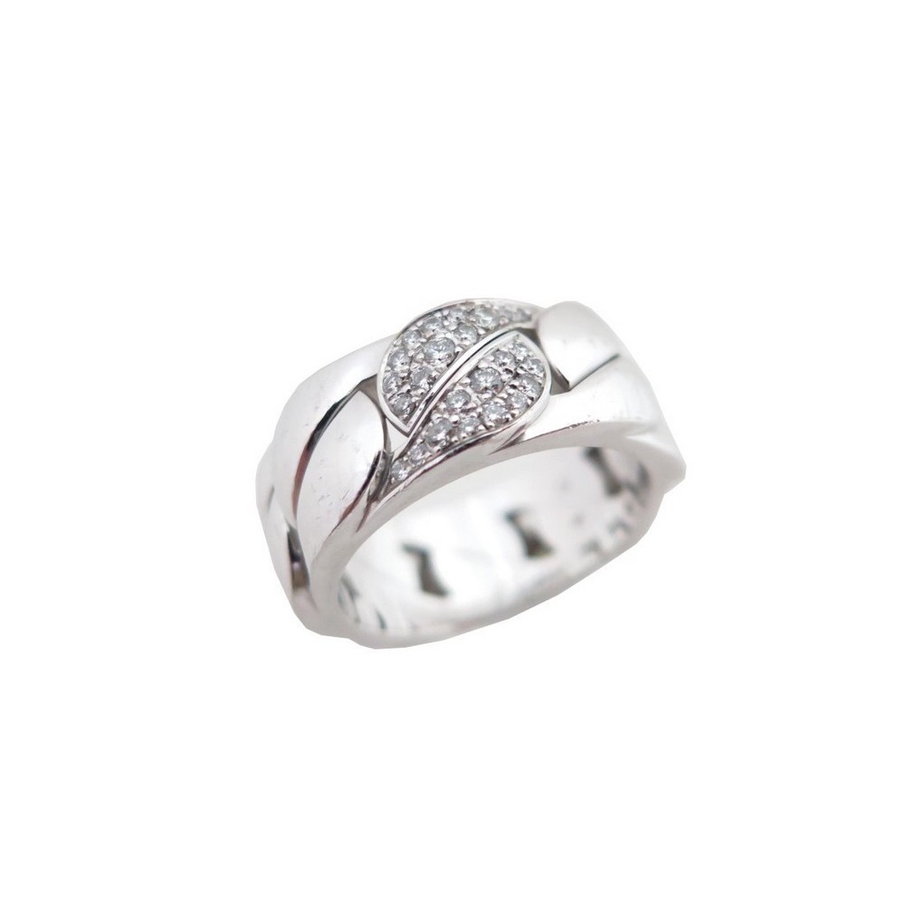 bague cartier la dona t 53 en or blanc 