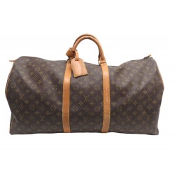 VINTAGE SAC DE VOYAGE LOUIS VUITTON KEEPALL 60 TOILE MONOGRAM TRAVEL BAG 1550€