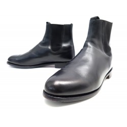 CHAUSSURES PARABOOT BOTTINES 73503 45 EN CUIR NOIR CHELSEA LEATHER BOOTS 490€