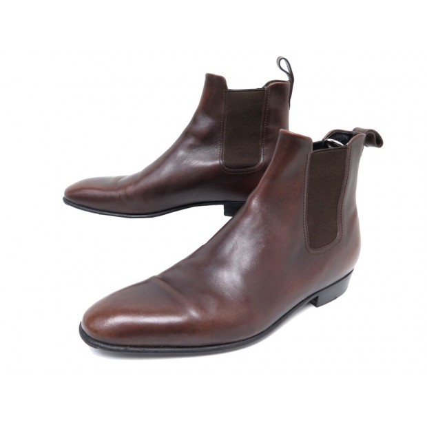 CHAUSSURES JM WESTON BOTTINES CHELSEA LE CAMBRE 431 10.5D 44.5 CUIR SHOES 1115€