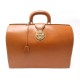 VINTAGE MALETTE HERMES MALLE DILIGENCE 1970 EN CUIR GOLD COMBINAISON BAG TRUNK