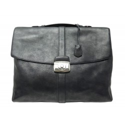 SACOCHE ST DUPONT LINE D 181271 EN CUIR CARTABLE LEATHER BAG CASE SATCHEL 1175€