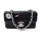 SAC A MAIN CHANEL MINI TIMELESS BIJOUX EDITION LIMITEE SATIN NOIR HAND BAG 5000€