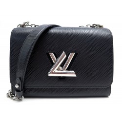 SAC A MAIN LOUIS VUITTON TWIST MM M21110 EN CUIR EPI NOIR BANDOULIERE BAG 3700€